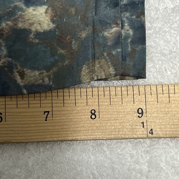 Floral Rayon Blend Pants Women's 4 Green Multi Allover Flower Print - Picture 9 of 16